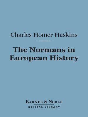 cover image of The Normans in European History (Barnes & Noble Digital Library)